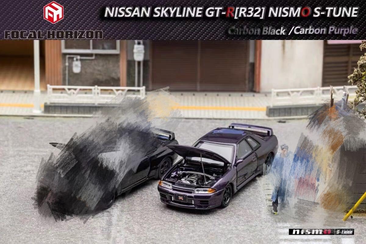 1/64 Focal R32 GTR s-tune スカイライン ニスモ　グレー Nissan Skyline R32 GT-R 3rd Gen Nismo S-Tune Silver Nismo